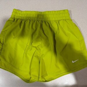 Nike Neon Yellow Dri-Fit Shorts